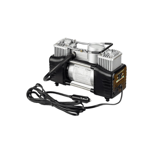 Portable Car Air Compressor – Lighter Battery Powered Tire Inflator