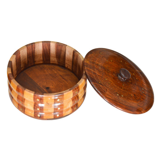 Elegance Wooden Hot Pot Keeps Food Hot for long time