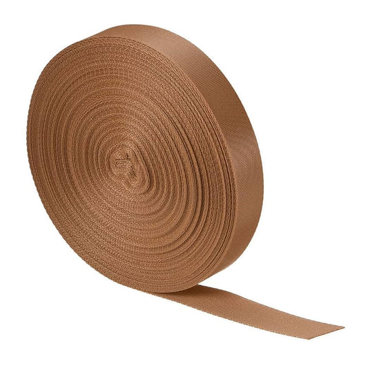 Heavy Duty Nylon Webbing Strap, Lazka, Brown