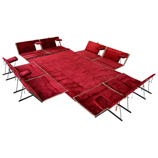 Vip, Luxury 5Pcs Traditional Arabic Majlis Set for Camping Outdoor Graden, 3x2 meter camping mat