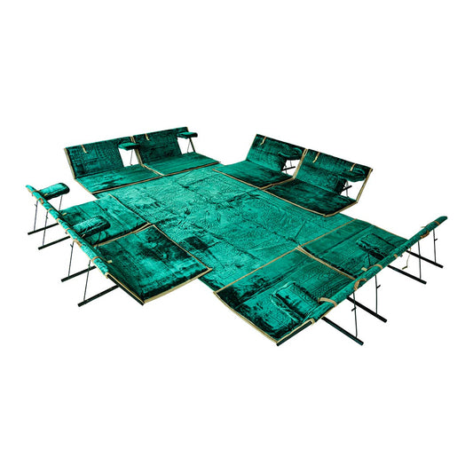 Vip, Luxury 5Pcs Traditional Arabic Majlis Set for Camping Outdoor Graden, 3x2 meter camping mat