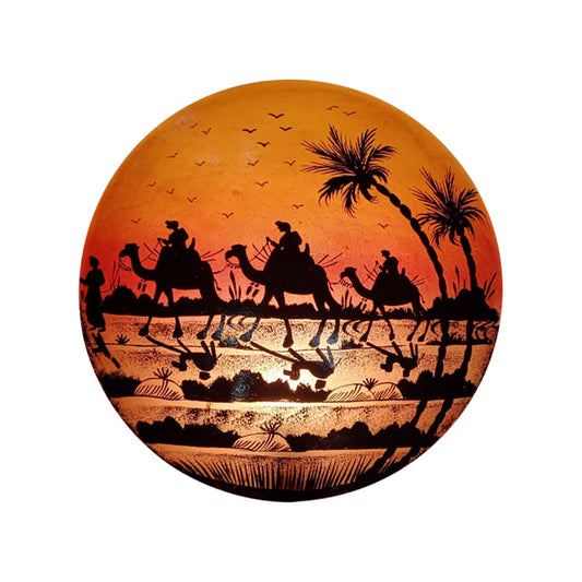 Wall Decore Scenry lightning lamp