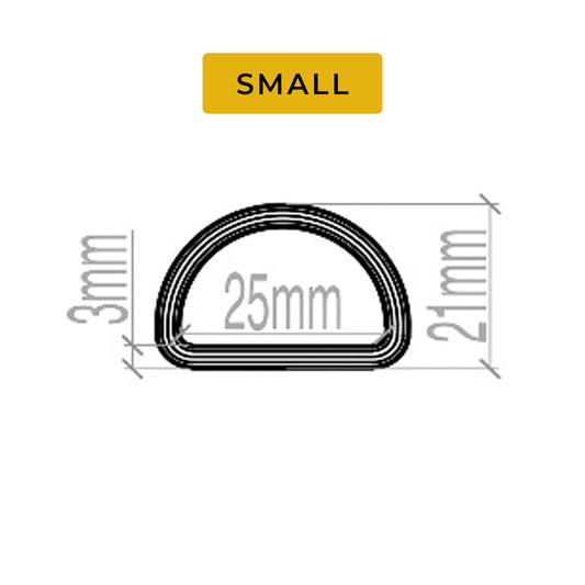 Stainless Steel D-Ring, Heavy Duty