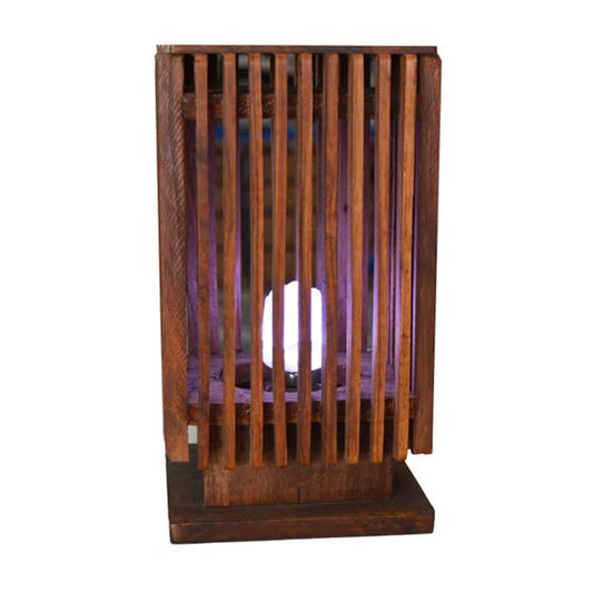 Wooden Handicraft Table Lamp