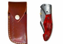 Damascus Steel folding knife